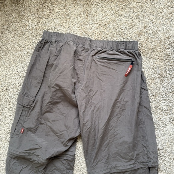 Simms Convertible Olive Green Fly Fishing Outdoor Pants - Picture 4 of 10